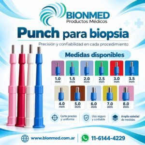 Punch de biopsia número 1.5 (por 10 unidades)