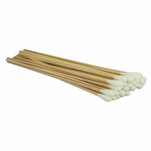 Hisopo de algodón estéril de madera x 1 U (15 cm)