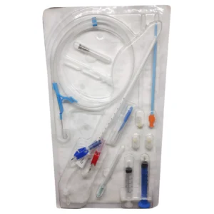 Catéter De Hemodiálisis Triple Lumen 12 Fr X 20 Cm Curvo Dolphin